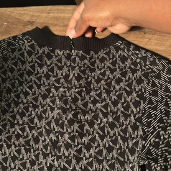 Small Michael Kors Monogram Black Dress - Picture 10 of 10